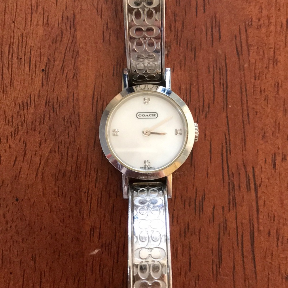COACH watch authentic stainless steel waterproof